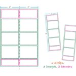 2 strips 3 images 2 banners layout